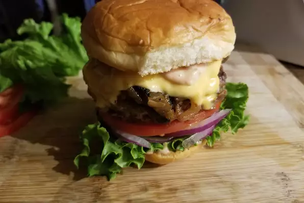 Completed Burger